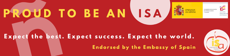 International Spanish Academy, ISA, Banner